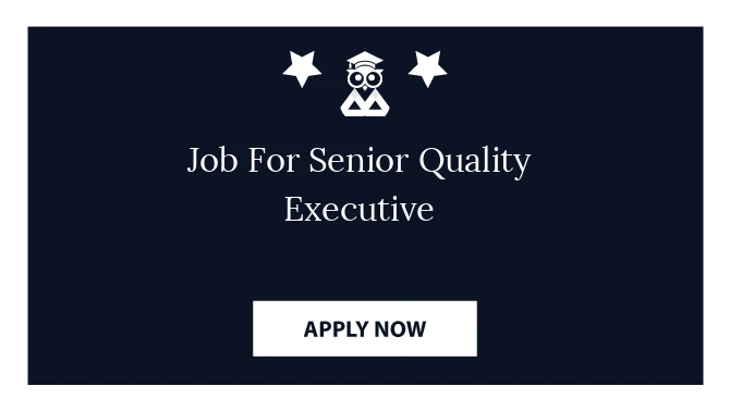Job For Senior Quality Executive