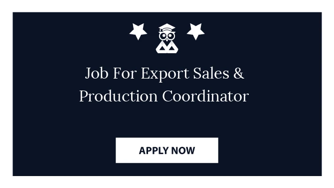 Job For Export Sales & Production Coordinator
