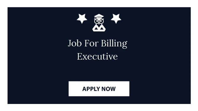 Job For Billing Executive