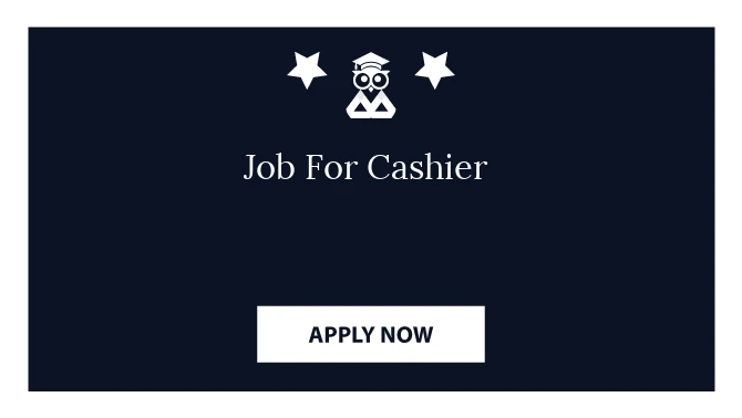 Job For Cashier