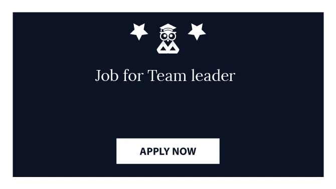 Job for Team leader