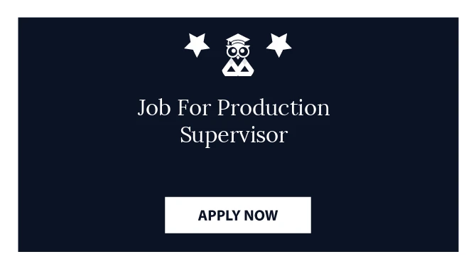 Job For Production Supervisor