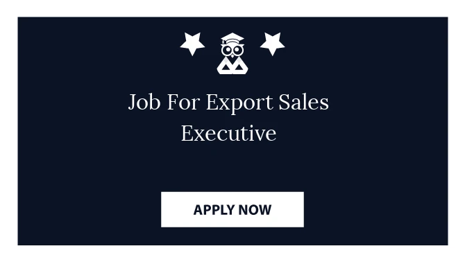 Job For Export Sales Executive