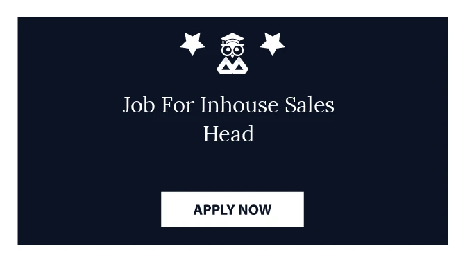 Job For Inhouse Sales Head