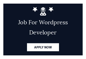 Job For Wordpress Developer