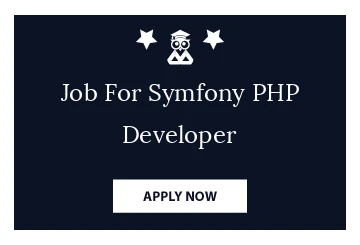 Job For Symfony PHP Developer