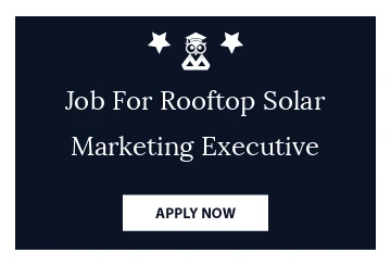 Job For Rooftop Solar Marketing Executive