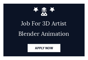 Job For 3D Artist Blender Animation