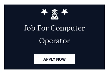 Job For Computer Operator