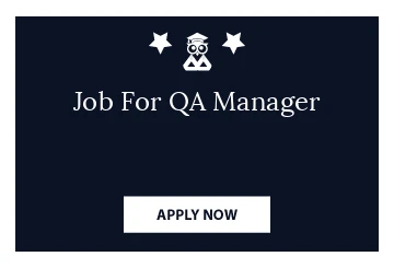 Job For QA Manager