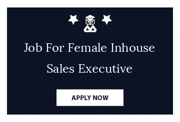 Job For Female Inhouse Sales Executive