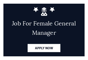 Job For Female General Manager