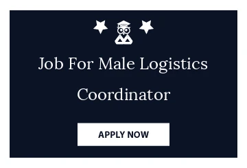 Job For Male Logistics Coordinator