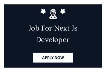 Job For Next Js Developer