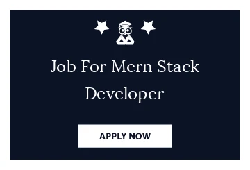 Job For Mern Stack Developer