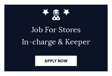 Job For Stores In-charge & Keeper