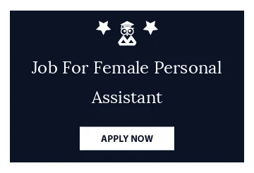 Job For Female Personal Assistant